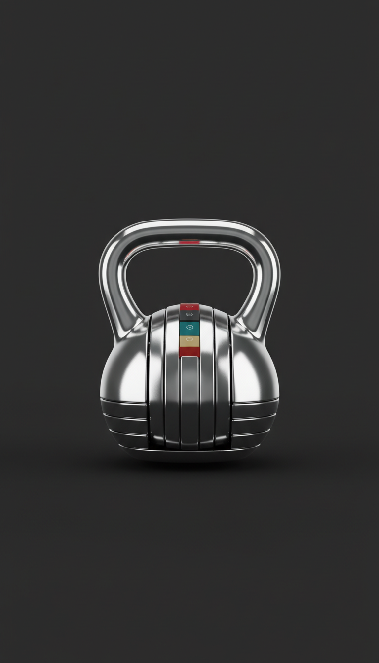Chrome Steel Adjustable Kettlebell