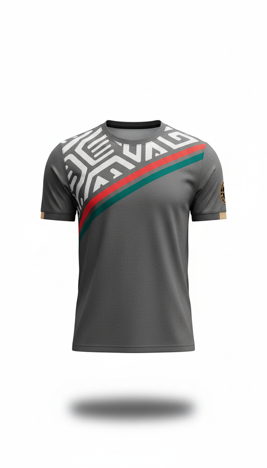 Monochrome Club-Branded Athletic T-Shirt