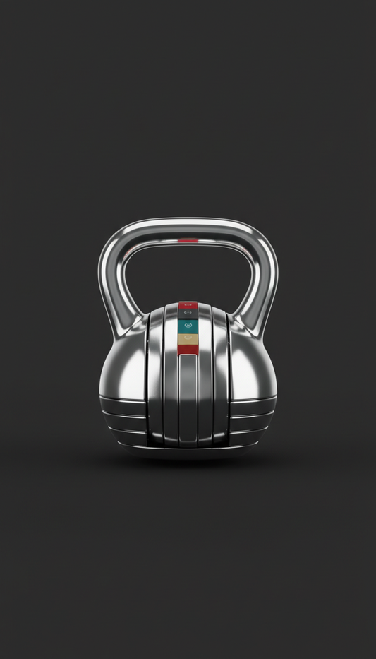 Chrome Steel Adjustable Kettlebell